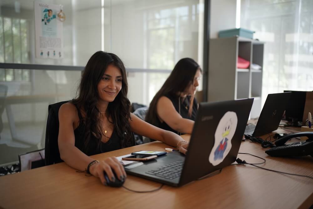 Ladies in the Wakilini office 